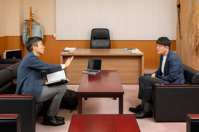 富士化学工業株式会社 インタビュー風景